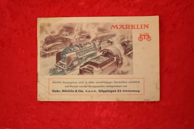 Original Märklin Klein-Katalog KK 35. D. (D12) 1935/36 Modellbahn Eisenbahn