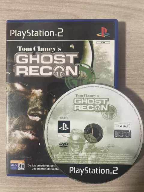 Tom Clancy’s Ghost Recon Ps2 Sony Playstation 2 Pal Ita Completo Ubisoft 2002