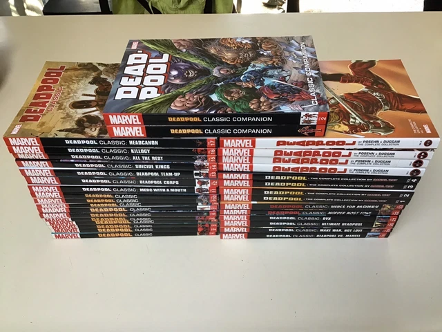 Marvel Deadpool Classic & Complete Collections 33 Book TPB Huge Set