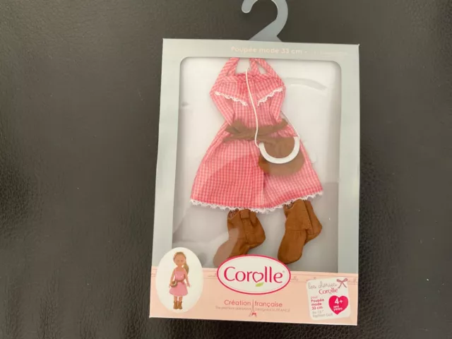 Vêtement Corolle Les Chéries poupée 33 cm Robe Côté Soleil  Neuf Blister