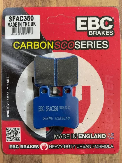 EBC Carbon Bremsbeläge hinten für Peugeot Satelis 125 (Premium RS)