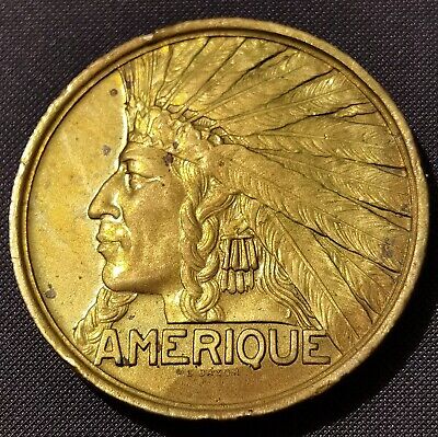 Medaille * Amerique * ♦ Exposition Coloniale Internationale De Paris ♦ 1931