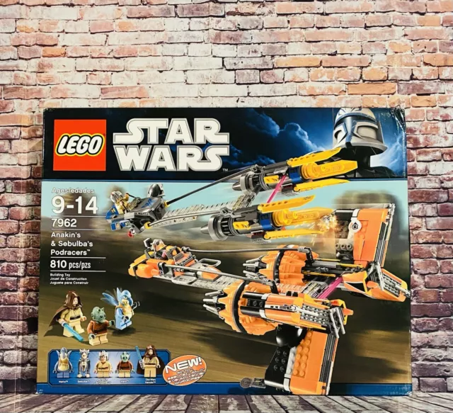 LEGO Star Wars: Anakin Skywalker and Sebulba's Podracers (7962) BNIB