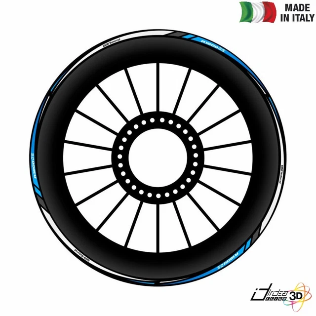 Grafica Sport Cerchi Moto Adesivi Sportivi Per Cerchi Ruota Honda CB F Hornet 600 - Profili Grafici, Colore Originale Puntale Honda Hornet 600 - Foto 11