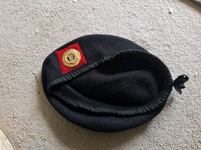 IRISH DEFENCE FORCES OTHER RANKS BERET AND BADGE - SIZE 56cm £28.50 ...