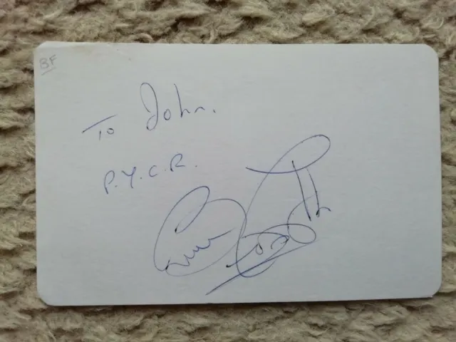 Bruce Forsyth autograph - Comedian