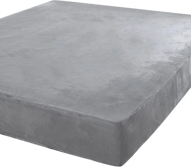 PiccoCasa Protège-Matelas Imperméable Couvre-Lit Respirant Full, Gris Ardoise