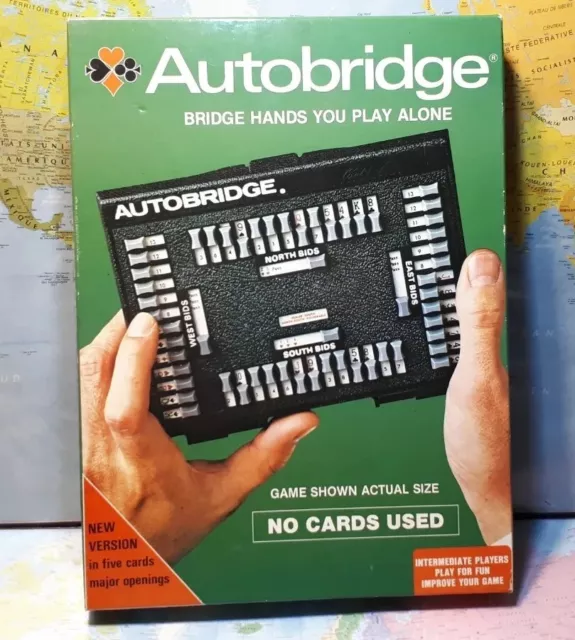 Jeu de société Vintage AUTOBRIDGE Complet /Version joueur intermédiaire/Anglais