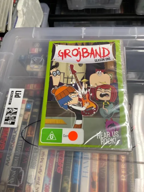 Grojband season 1 dvd brand new sealed region 4 rare oop t410