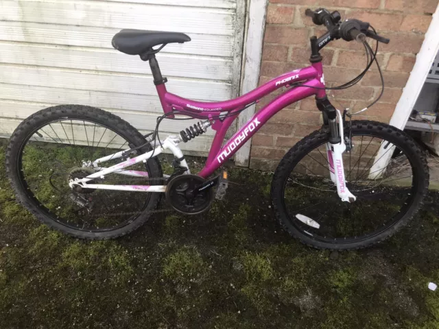 Muddyfox phoenix 24 inch dual suspension bike 2025