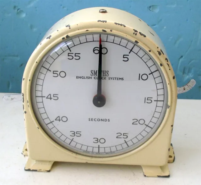 Vintage SMITHs Photographic Timing Clock (In Working Order)