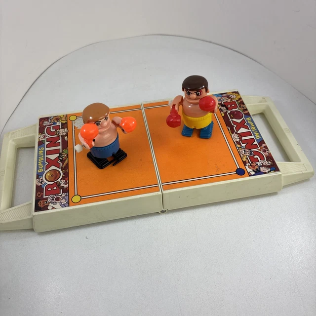 TOMY 1980 VINTAGE Bumbling Boxing 7084 In Box Portable - ONE