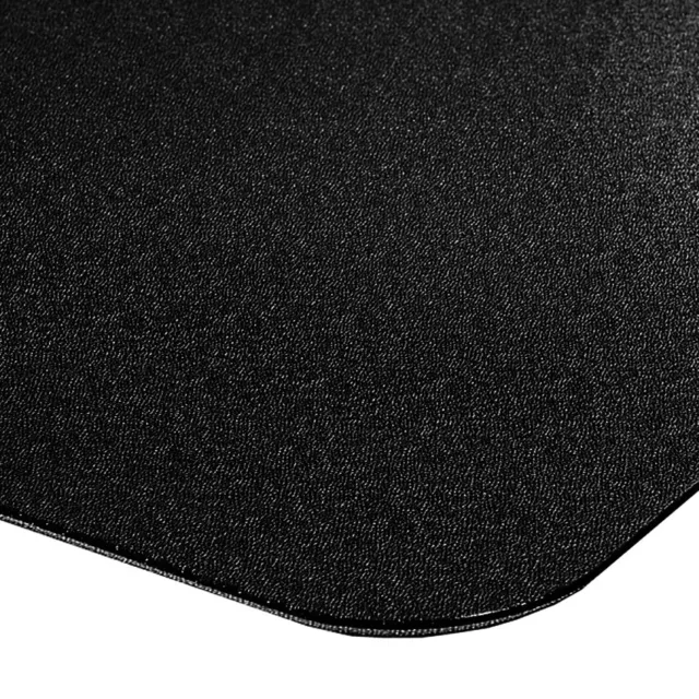 Bodenschutzmatte 90x120cm für Hartböden  Farbe: schwarz | Bürostuhlunterlage 3