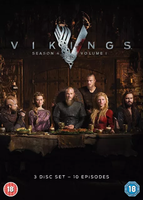 Vikings: Season 4 - Vol. 1 (3-DVD SET) UK IMPORT [DVD][Region B/2] NEW