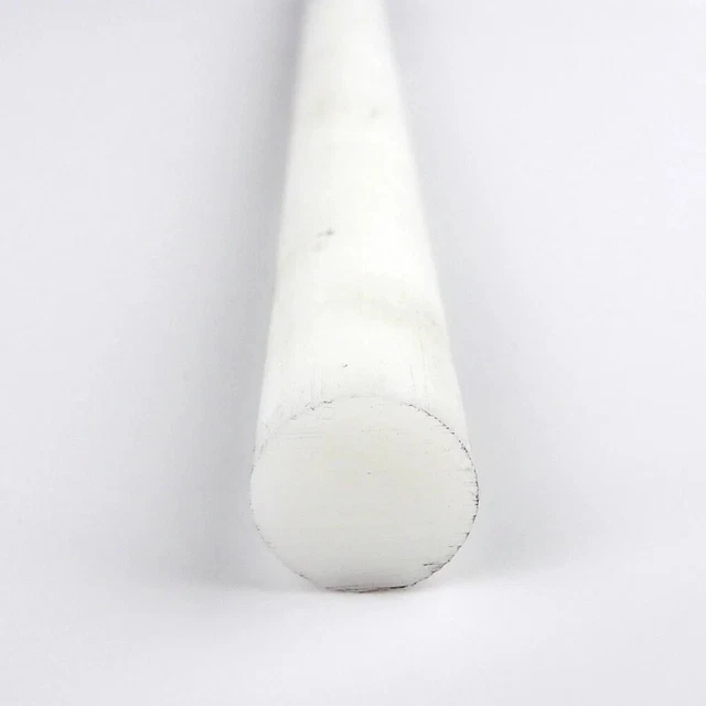 6" Acetal Round Rod Delrin Homopolymer Natural : 48.0"