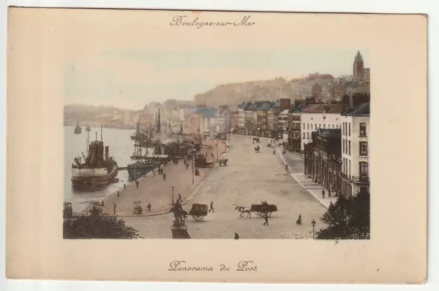 BOULOGNE SUR MER - Pas de Calais - CPA 62 - le Port - bateaux - Cp Couleur