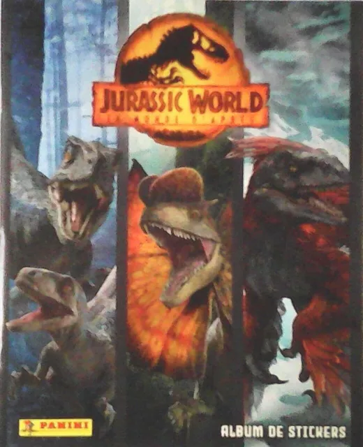 stickers panini jurassic world le monde d après image au choix