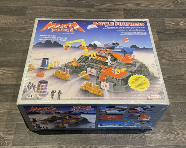 Vintage Manta Force BATTLE FORTRESS Boxed By Bluebird Toys 1988