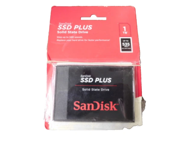 SANDISK SSD PLUS Solid State Drive (1TB)-Open Package $61.91