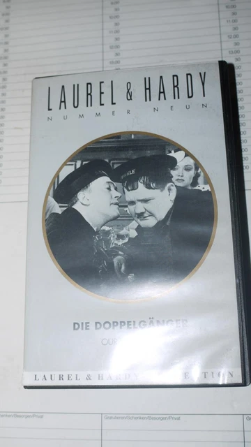 LAUREL & HARDY Die Doppelgänger 1936 VHS VIDEO Kassette EUR 1,00