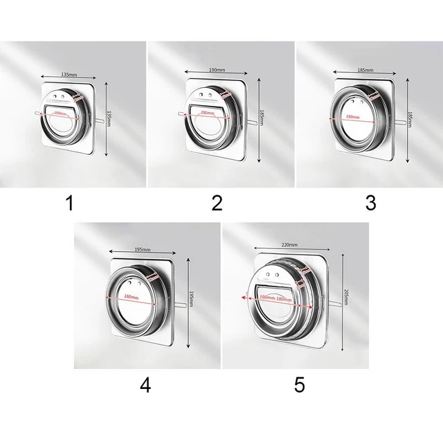 PIPE DRAFT BLOCKER Pipe Check Valve Air Duct Check Ventilation Check