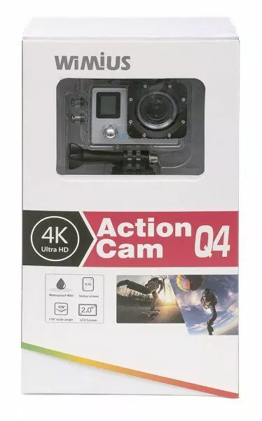 Camara de fotos Wimius Action Cam Q4 con maleta accesorios