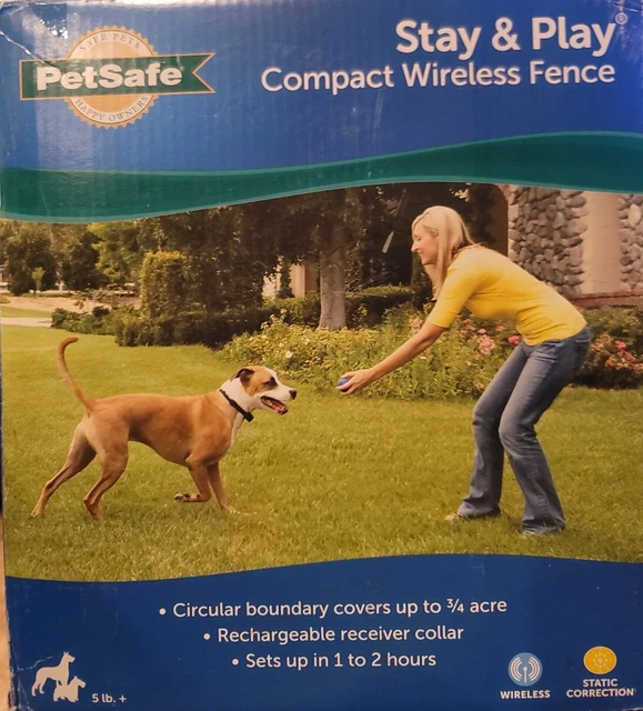 PETSAFE STAY AND Play Compact Wireless Rechargeable Fence PIF0012917 3