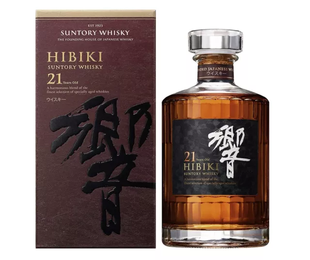 Suntory Hibiki 21 Jahre Japanischer Whisky - 700ml suntory Japan Rar