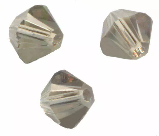 site parisien  40 PERLES TOUPIES SWAROVSKI   5mm   BLACK DIAMOND