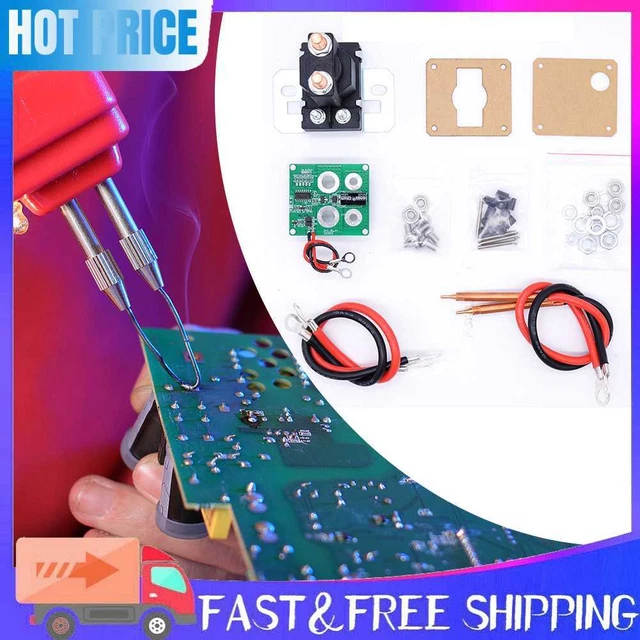 PSW100 199 Gear 12V Relay DIY Spot Welder Kit 0.15mm Nickel Spot Welder (StyleA)