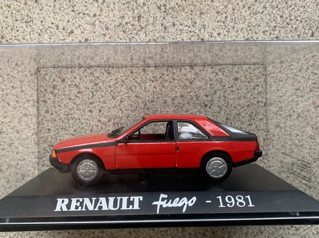 Solido 1/18 - Renault Fuego Turbo Rouge 1980 - Miniature Neuve Sous Boîte