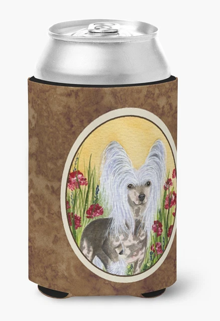 Chinese Crested Can or Bottle Hugger SS8185CC-S