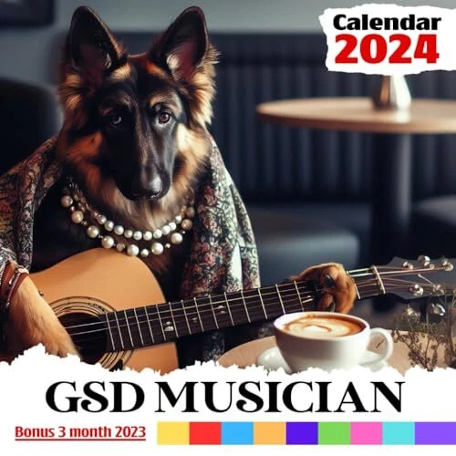 GSD MUSICIAN CALENDAR 2024 Jan 2024 to Dec 2024 Bonus 3 Months last