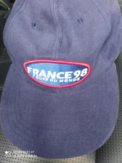 Cappellino Originale France 98 Francia 98 Mondiali Di Calcio 1998 Coupe Du Monde 3