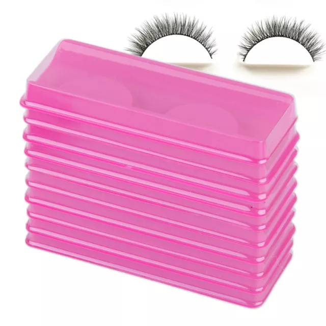 25X Faux Cils Boîtes de Rangement Vides Empty False Eyelashes Boxes Case Holder