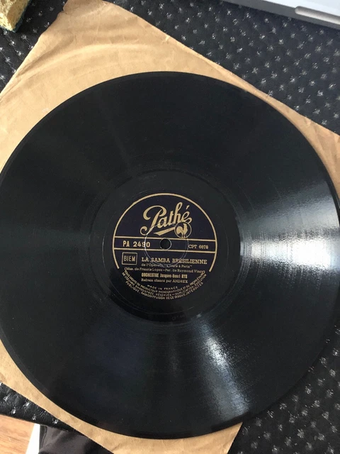 10" 78RPM Pathé Jacques-Henri RYS - Quatre Jours à Paris, La Samba Bresilienne