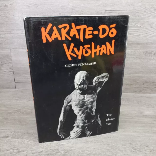 KARATE-DO KYOHAN by GICHIN FUNAKOSHI (Shotokan Karate) 1st ED 1973 Hardcover DJ