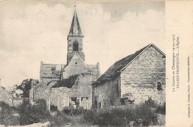 Cpa 51 Villers Franqueux Eglise