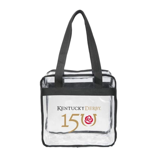🏇2024 OFFICIALLY LICENSED Kentucky Derby 150 PVC Clear Tote Bag NWT