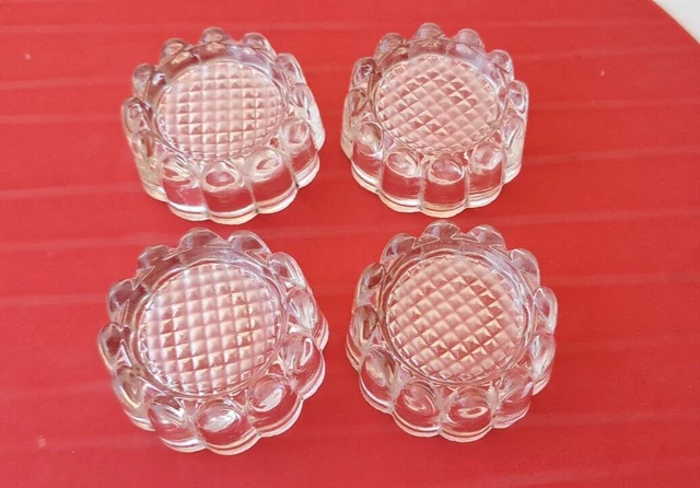 Lot De 8 Présentoirs Buffet En Acrylique - Rehausseurs Dessert 4 Tailles - Blanc Pour Événements