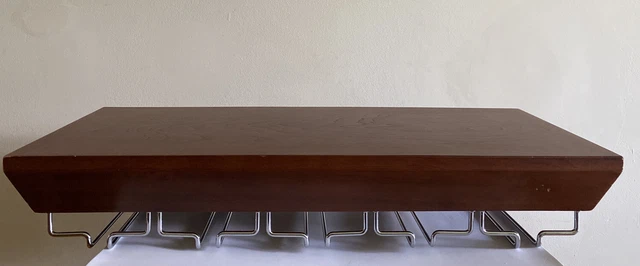 Pottery Barn Hanging Stemware / Bar Shelf