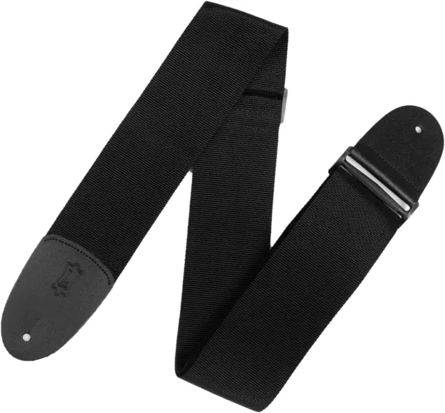 Levys M8P3-BLK 3-Inch Guitar Strap Black