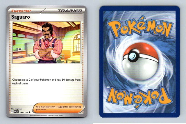 SAGUARO 255/193 POKEMON S&V Paldea Evolved Completo Arte Ologramma
