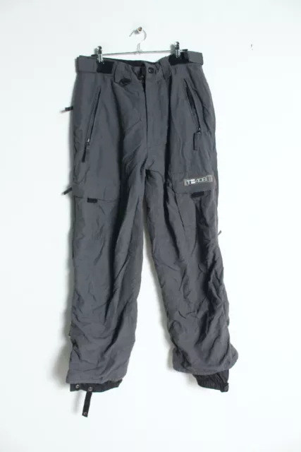 Kids Youth Silopettes Ski Snowboarding Trousers - Grey - Size L large (61e)