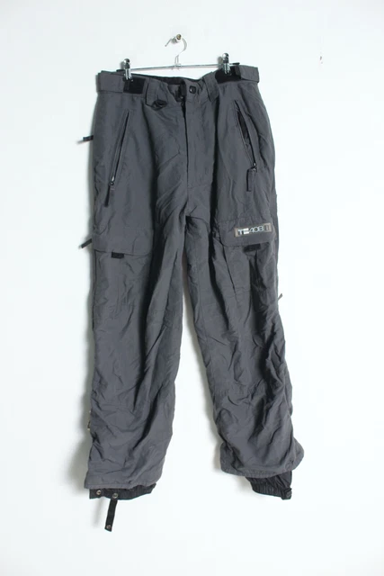 Pantaloni da snowboard sci silopette bambini - grigio - taglia L large (61e)