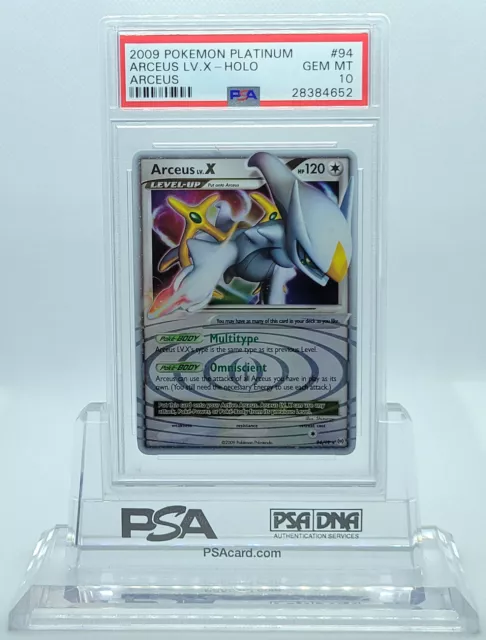 Arceus LV X 96/99 Holo Pokemon Platinum Arceus - PSA 8