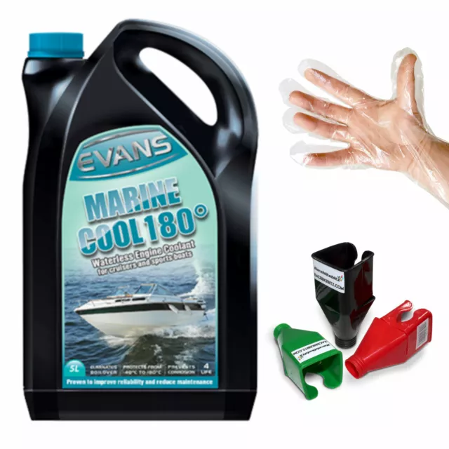 Evans Marine Cool 180 Waterless Engine Coolant for Cruisers Sport boats