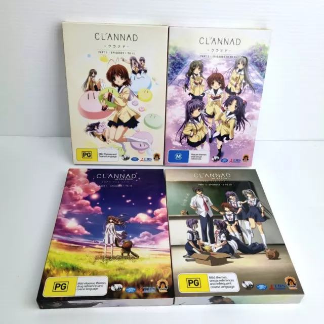 CLANNAD + CLANNAD AFTER STORY Complete Season 1 & 2 Collection (Blu-ray,  Anime)