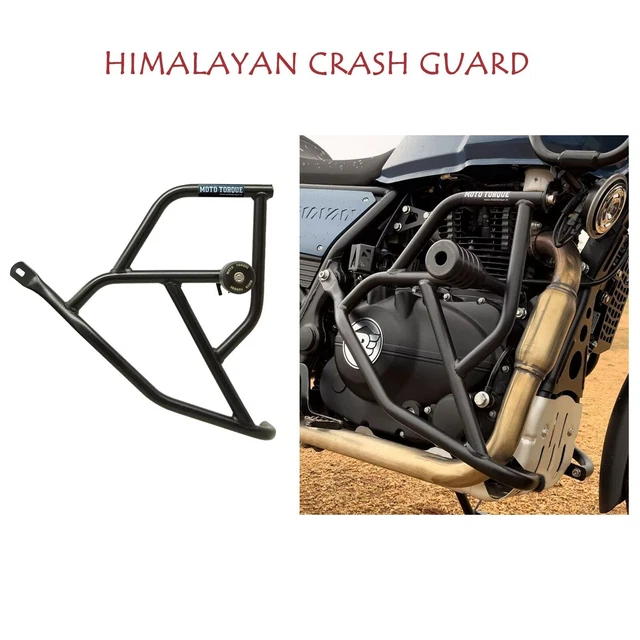 FIT FOR ROYAL Enfield Himalayan 411 "Crash Engine Guard, Black" £168.98 ...