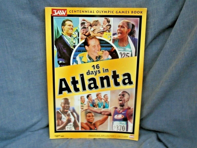 3Aw Atlanta Centennial Olympic Games Book 1996 Prestige Collector's Edition
